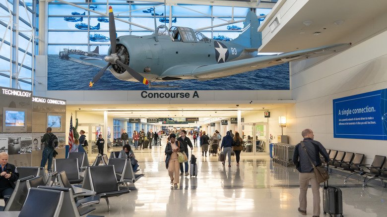 Terminal in Chicago near Midway airport